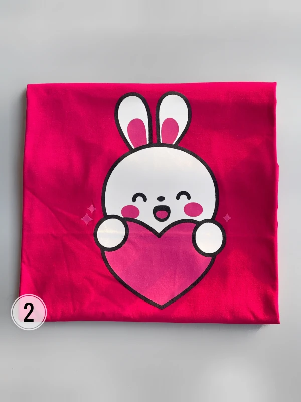 تیشرت قواره نرمال خرگوش قلب