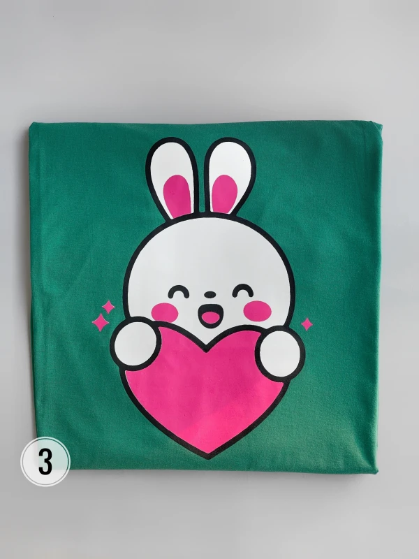 تیشرت قواره نرمال خرگوش قلب