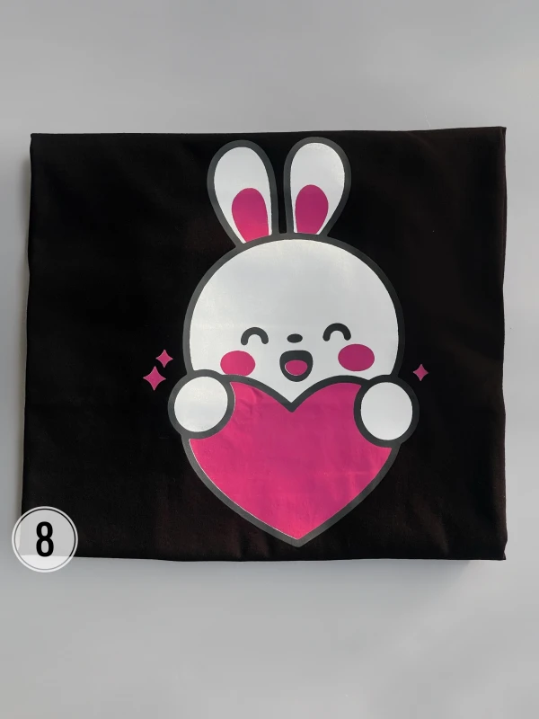 تیشرت قواره نرمال خرگوش قلب