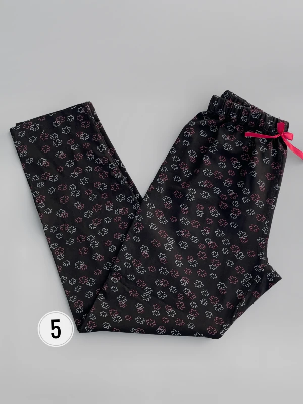 شلوار  نخ پنبه طرح میکس