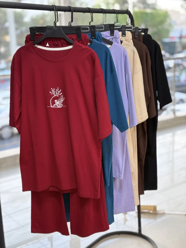 ست تیشرت شلوار فرشته 1553