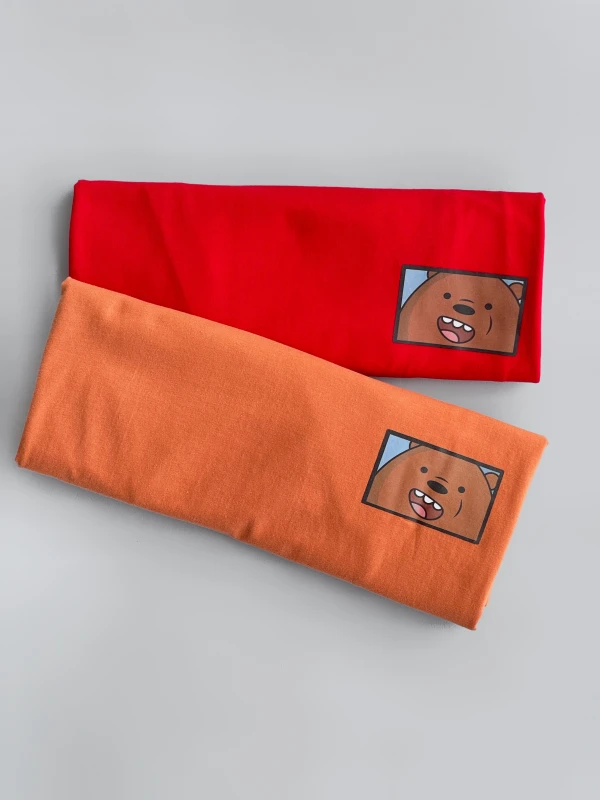 تیشرت قواره نرمال خرس قهوه ای کادر