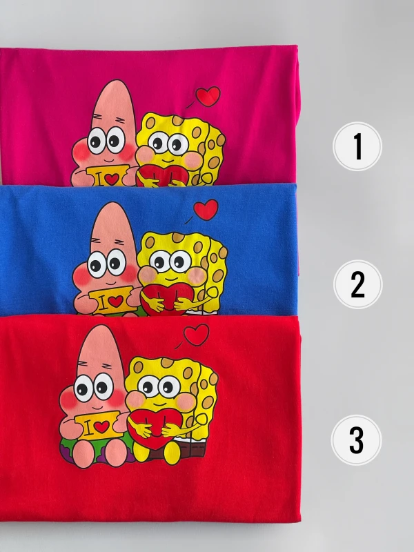 تیشرت قواره نرمال پاتریک و باب