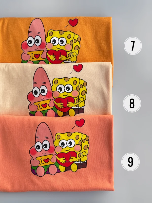 تیشرت قواره نرمال پاتریک و باب