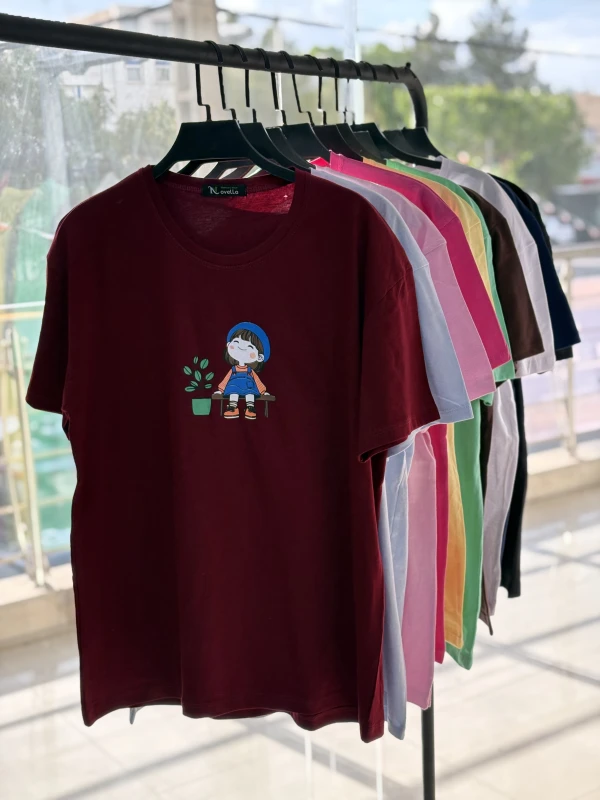 تیشرت نخ پنبه دختر 1574