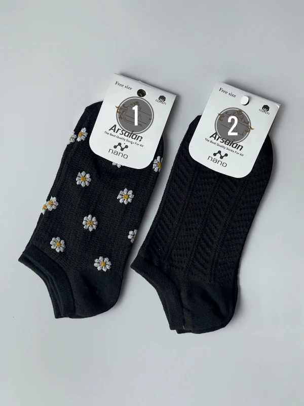 جوراب مشکی طرح میکس