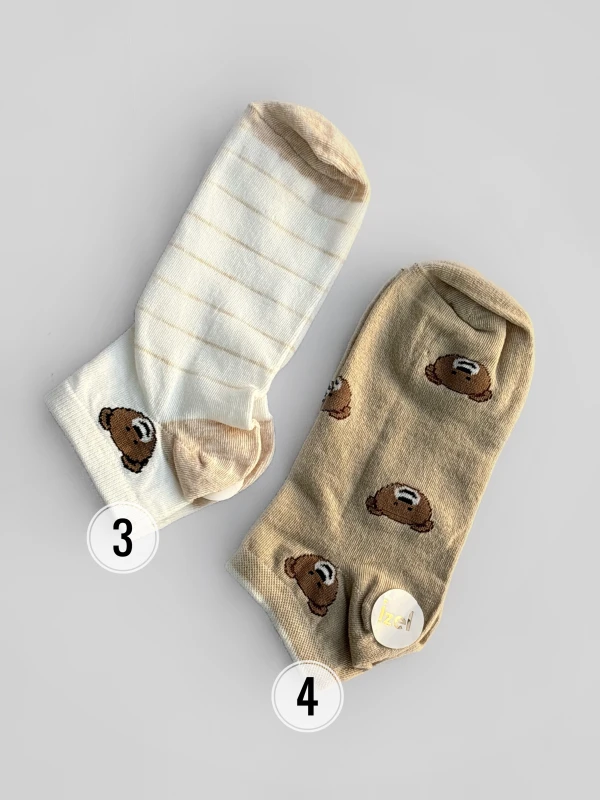جوراب پنبه ای عروسکی 1