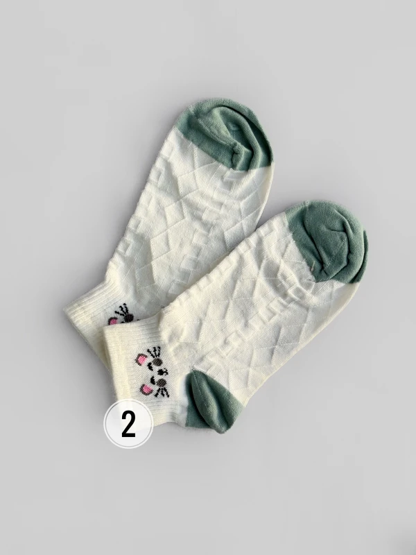 جوراب پنبه ای عروسکی  2