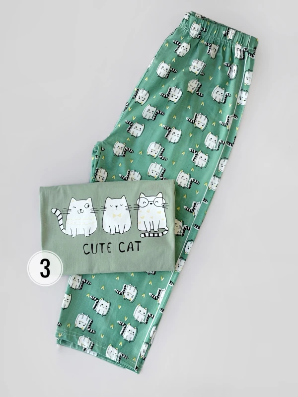 ست تیشرت شلوارک طرح میکس 1630