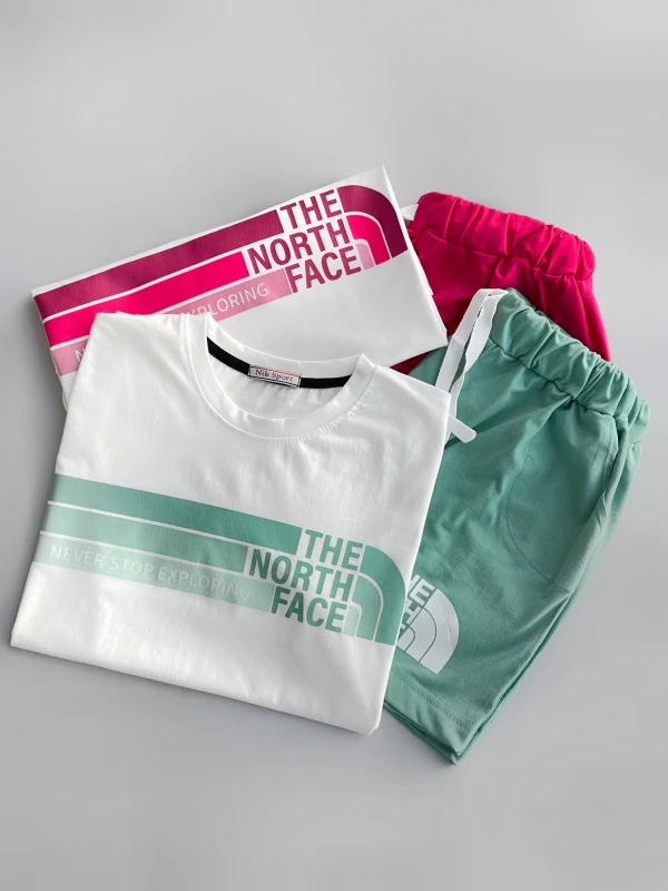 ست تیشرت شورتک  تکست دار