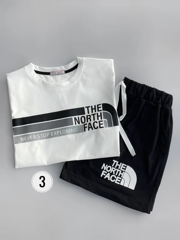 ست تیشرت شورتک  تکست دار