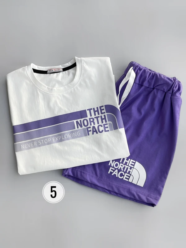 ست تیشرت شورتک  تکست دار