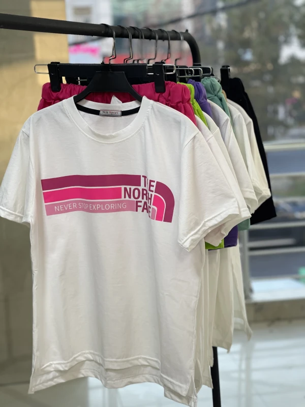 ست تیشرت شورتک  تکست دار