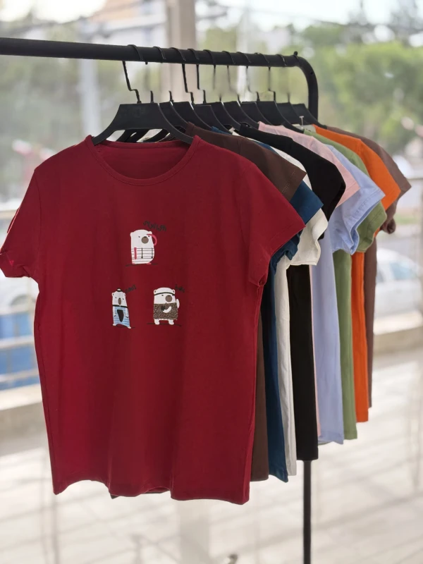 تیشرت نخ پنبه عروسکی 1638