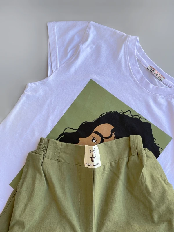 ست کراپ شورتک دختر لنین