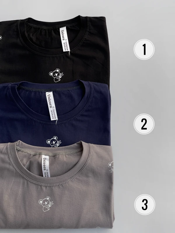 تیشرت قواره نرمال تمام چاپ کوالا