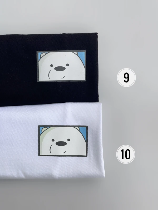 تیشرت قواره نرمال کادر سفید