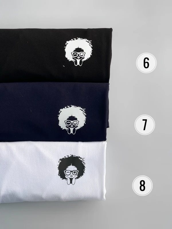 تیشرت قواره نرمال دختر فرفری