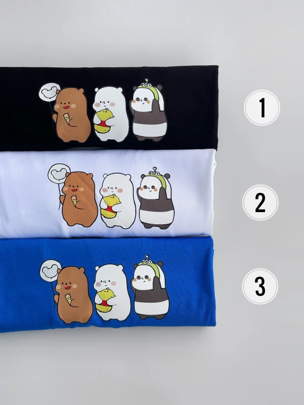 تیشرت قواره نرمال کله فندقی بستنی